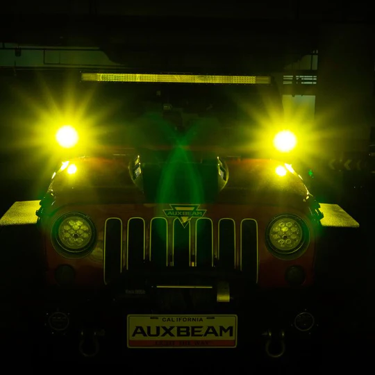 Auxbeam 4 Pulg 90W Ambar Spot