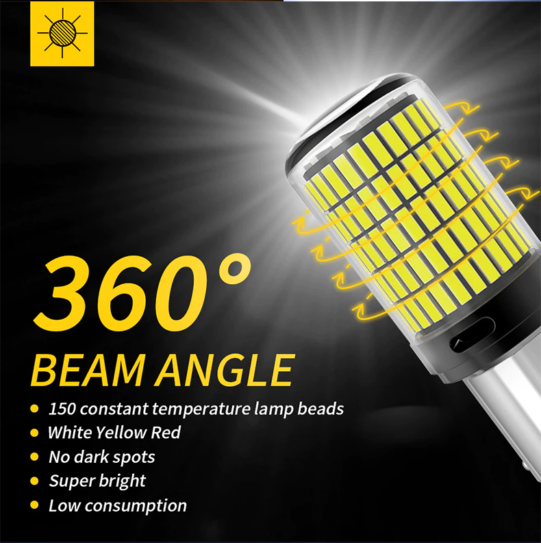 OPRAH Bombilla LED 360° para freno, Pidevias o retroceso