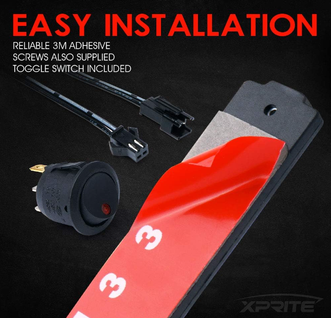 Xpirite Juego de luces LED para palangana