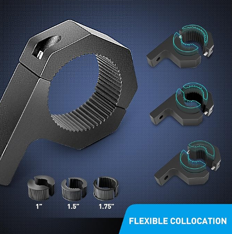 Nilight Bases Para Tubo de 1" a 2"