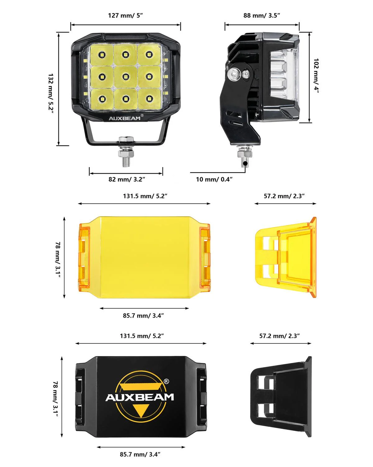 Auxbeam V-MAX Series 5 Pulgadas