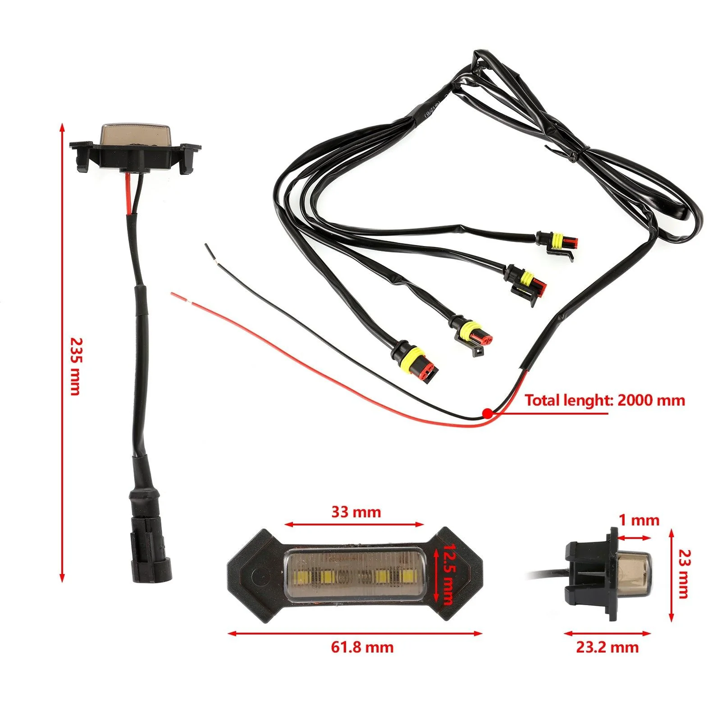 Auxbeam DRL Blanco Para Parrilla
