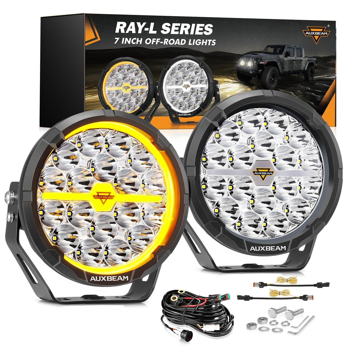 Auxbeam RAY-L Series 7 Pulgadas