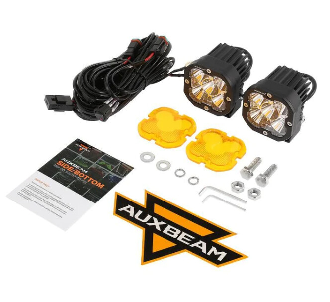 Auxbeam 3 Pulg 80W White/Amber LED Pod LIght