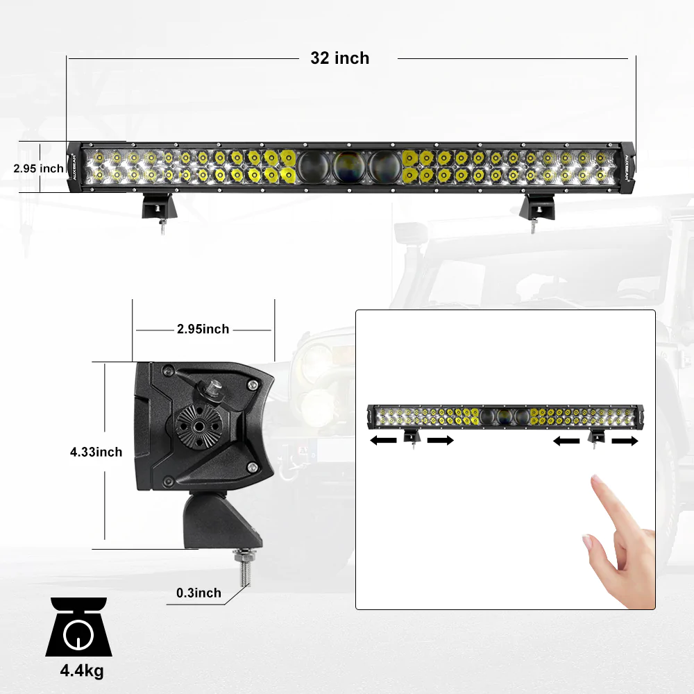 Auxbeam 5D-PRO Serie barra LED 32"
