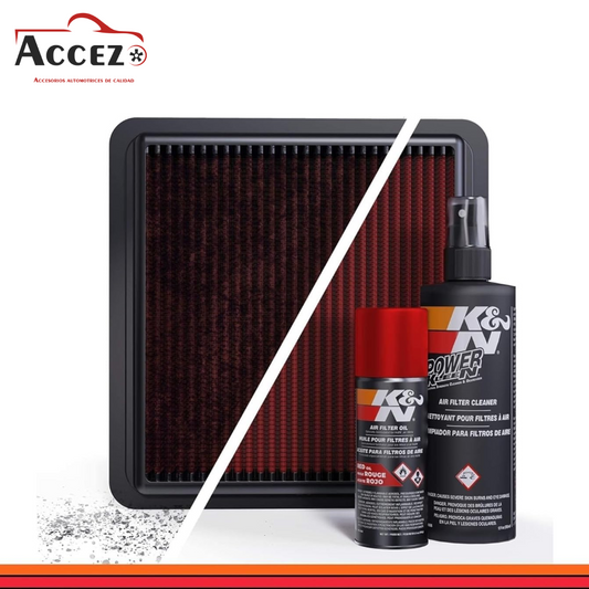 Kit de Limpieza K&N - Presentación Spray Rojo