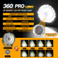 Auxbeam 9 Pulg 270W 360-PRO SERIES LED Exploradora Redonda Spot