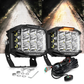 Auxbeam 5 pulg 168W Combo Side Shooters Con DRL Ambar |V-MAX Series