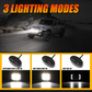 Auxbeam 7x5 Pulg 182W LED Exploradora Rectangular con DRL
