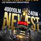 Auxbeam Medida H11/H9/H8 LED 240W 40,000LM GX-ULTRA SERIES