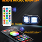 Auxbeam Rock Lights RGB Con Control y Bluetooth 4 Piezas | Vibrant Small Series