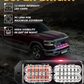 Auxbeam Luces Tipo Escolta de 24 LEDS Azul/Rojo