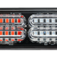 Auxbeam Luces Tipo Escolta de 24 LEDS Azul/Rojo