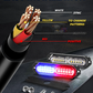 Auxbeam Luces Tipo Escolta de 12 LEDS Azul/Rojo