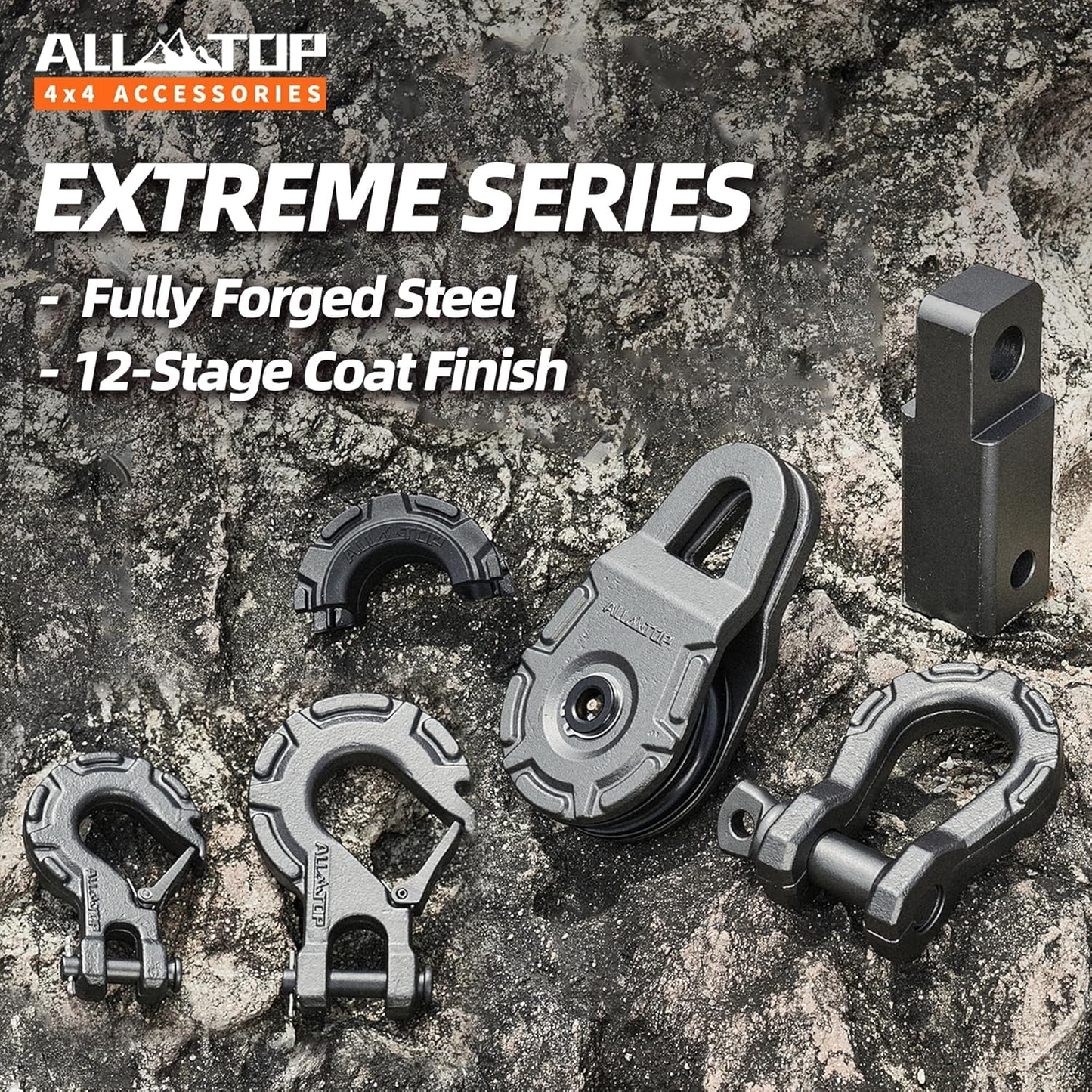 ALL-TOP Extreme Series Hitch Con Shackle y Candado