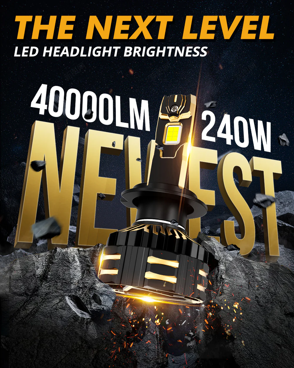 Auxbeam H7 LED GX-ULTRA SERIES
