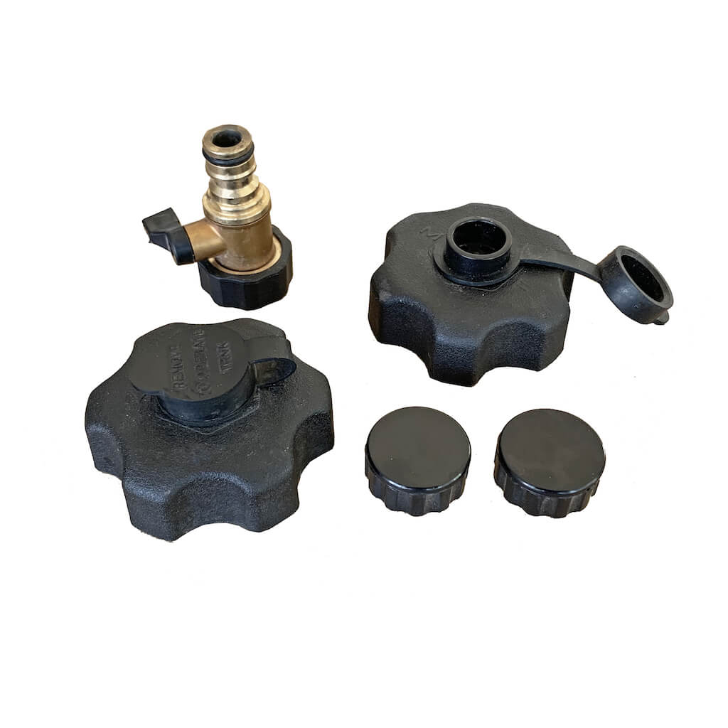 Cap Kit (Tapones de repuesto Tanques 2, 4 y 8 galones)