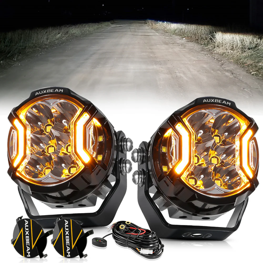Auxbeam V-ULTRA Series 3 pulg SIde Shooter DRL Ambar