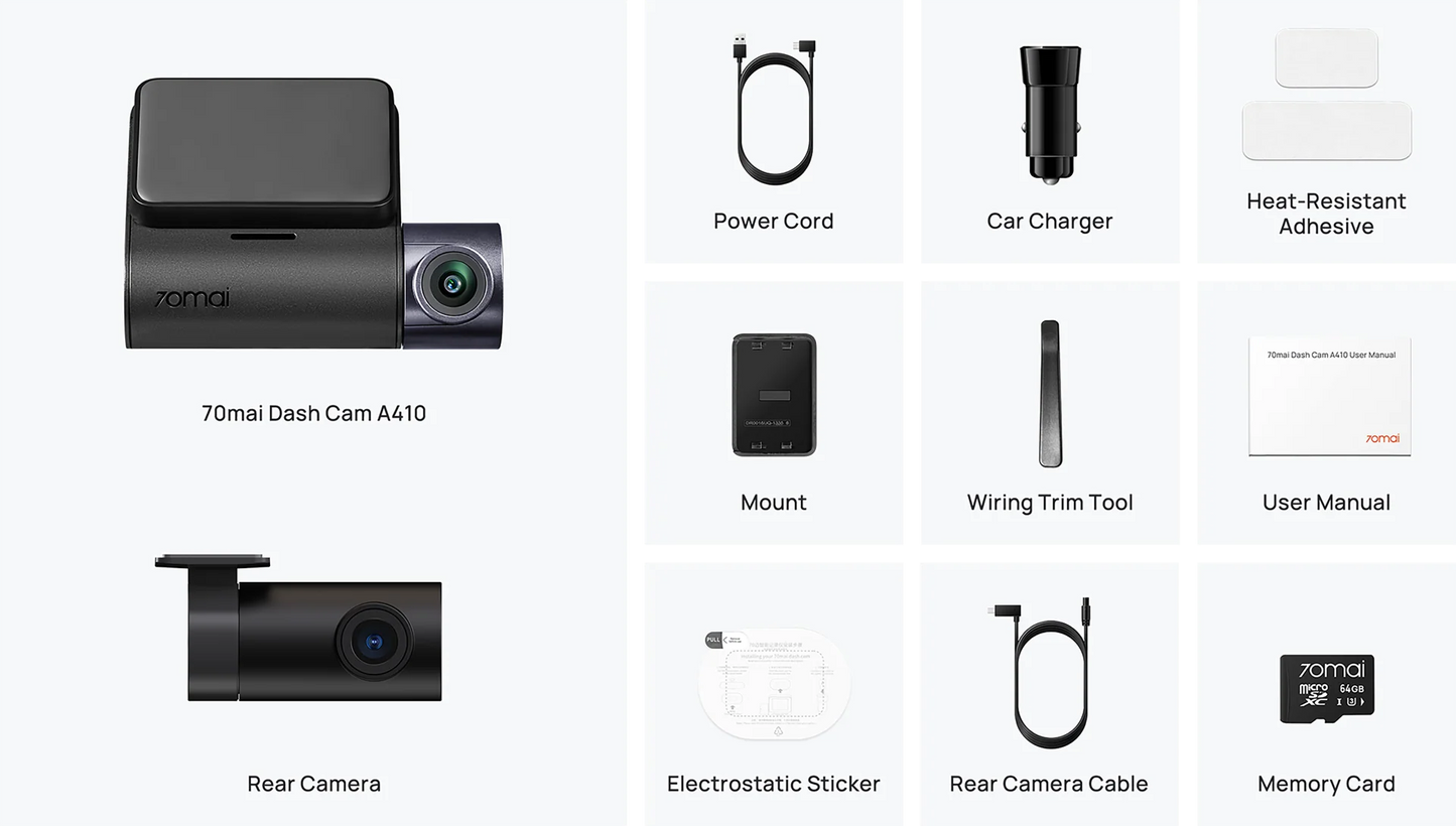 70mai DashCam A410