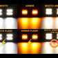 Auxbeam 3 Pulg 96W Blanco/Ambar