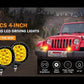 Auxbeam 4 Pulg 90W  Ambar Spot