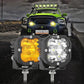 Auxbeam 3 Pulg 80W White/Amber LED Pod LIght