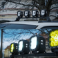 Auxbeam 5 Pulg 110W, White/Amber LED Luces de conduccion