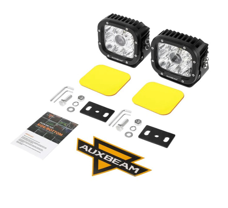 Auxbeam 5 Pulg 110W, White/Amber LED Luces de conduccion