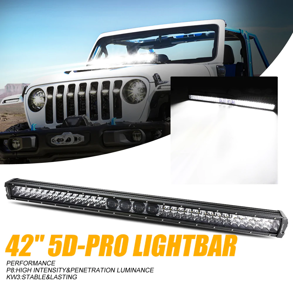 Auxbeam 5D-PRO Serie barra LED 42"